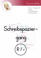Vorschau - Arbeitsblätter - Schreibspaziergang_R_r - Deckblatt