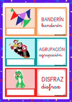 Vista previa - Tarjetas / Manipulativos - LECTOESCRITURA CARNAVAL - página 3