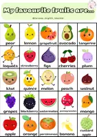Vista previa - Manualidades / Dibujos para colorear - FRUITS SEASONAL CALENDAR - página 3