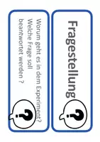 Vorschau - Experimente - Experimentieren:Versuchsprotokoll, Formulierungshilfen_Karten und Fächer - Seite 2