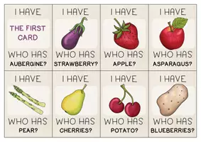Vorschau - Stationenlernen - Fruit and Vegetables I HAVE... WHO HAS? - Seite 3