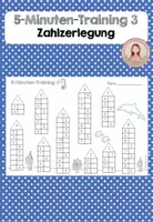 Vorschau - Arbeitsblätter - 5-Minuten-Training-Zahlzerlegung 3 - Deckblatt