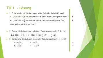 Vorschau - Präsentationen/Tafelbilder - Tägliche Übungen Rationale Zahlen - Seite 2