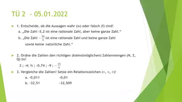 Vorschau - Präsentationen/Tafelbilder - Tägliche Übungen Rationale Zahlen - Seite 3
