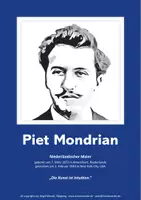Vorschau - Poster - kinder.kunst.klasse - KREATIVPORTRÄT - Tafelbild Piet Mondrian - Deckblatt