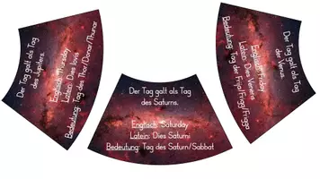 Vorschau - Unterrichtsreihen - Legekreis: Wochentage Herkunft im Zusammenhang mit dem Sonnensystem - Seite 3