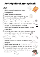 Vorschau - Arbeitsblätter - Lesetagebuch - über 70 Aufträge für die 4.-6. Klasse - Seite 1