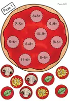 Vorschau - Spiele - Materialpaket: Mathe Pizzen ZR 10/ ZR 20 - Spiel für die Freiarbeit - Seite 3