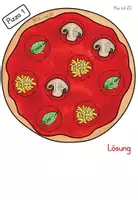 Vorschau - Arbeitsblätter - Plus/ Minus ZR 20 mit ZÜ: Mathe Pizzen (Klasse 1) - Seite 3