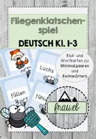 Vorschau - Spiele - Leseband: Fliegenklatschenspiel - Minimalpaare und Reime - Seite 1
