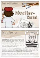 Vorschau - Aufgabenkarten - Künstler-Kartei Teil 1 | Leben und Werk - Seite 1