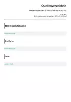 Vorschau - Arbeitsblätter - Wortwolke Medien: E - PRINTMEDIEN (A2-B1) - Seite 1