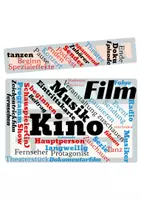 Vorschau - Arbeitsblätter - Wortwolke Medien: F - FILM, KINO, MUSIK (A2-B1) - Deckblatt