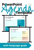 Vorschau - Präsentationen/Tafelbilder - PowerPoint Lesson Agenda Template - Deckblatt