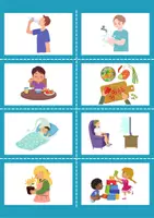 Aperçu - Jeux - Memory Game or Flashcards BASIC VERBS (Anglais, Vocabulaire) - Page de couverture