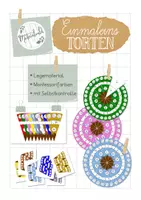 Vorschau - Spiele - Einmaleinstorten Legematerial in Montessorifarben - Deckblatt