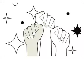 Vorschau - Mal- und Bastelvorlagen - Kooperatives Klassenposter - gemeinsam gegen rechts - wir halten zusammen #demokratiestärken - Seite 2