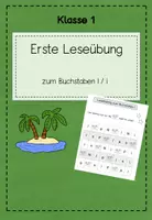 Vorschau - Arbeitsblätter - Leseübung I - Deckblatt