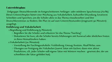Vorschau - Stundenentwürfe - Fasching - Ursprung, Traditionen - Seite 2