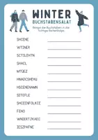 Vorschau - Arbeitsblätter - Winterlicher Schreib- und Rätselspaß - Seite 2