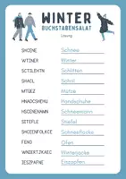 Vorschau - Arbeitsblätter - Winterlicher Schreib- und Rätselspaß - Seite 3