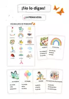 Vorschau - Spiele - LA PRIMAVERA ¡No lo digas! Juego español - Deckblatt