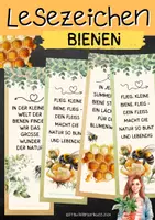 Vorschau - Mal- und Bastelvorlagen - Lesezeichen mit Sprüchen und Bienen - Seite 2