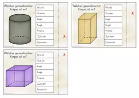 Vorschau - Spiele - Geometrische Körper - Klammerkarten (Klasse 1-5) - Seite 2