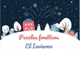 Vista previa - Refuerzo / NEE / Materiales de apoyo - PACK LECTOESCRITURA - EL INVIERNO - página 1