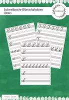 Vorschau - Arbeitsblätter - Materialpaket Buchstaben schreiben - Seite 1