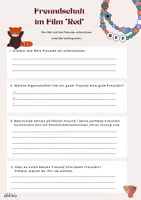 Vorschau - Arbeitsblätter - Philosophieren mit Filmen: Red - Freundschaft und Gefühle - Seite 1