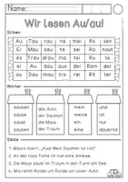 Vorschau - Arbeitsblätter - Gemischte Übungsblätter bis Au/au (Reihenfolge Frohes Lernen) - Seite 2