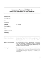 Vorschau - Stundenentwürfe - UPP Entwurf Examen – Kannibalen Mythos Frühe Neuzeit - Seite 1
