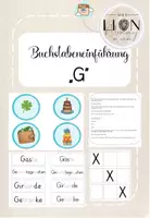 Vorschau - Stundenentwürfe - Buchstabeneinführung: G (DR+GR) - Deckblatt
