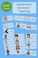 Vorschau - Spiele - Lesedomino: Karneval / Fasching - Deckblatt