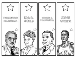 Vorschau - Mal- und Bastelvorlagen - 20 Lesezeichen zum Black-History-Month - Seite 3