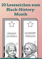 Vorschau - Mal- und Bastelvorlagen - 20 Lesezeichen zum Black-History-Month - Deckblatt