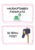 Vorschau - Bildkarten - Schilder für die Organisation des Klassenzimmers *Classroommanagement - Seite 1