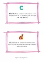 Vista previa - Hojas de trabajo - ADQUISICIÓN DE VOCABULARIO - PASAPALABRA - página 2