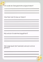 Vorschau - Arbeitsblätter - Lesetext (Lesetandem) "Warum feiern wir Ostern?" - mit Fragen zum Text - Seite 2