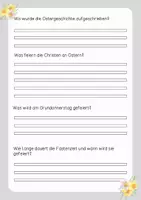 Vorschau - Arbeitsblätter - Lesetext (Lesetandem) "Warum feiern wir Ostern?" - mit Fragen zum Text - Seite 3