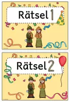 Vorschau - Arbeitsblätter - Sparpaket: Escape Room - Fasching/ Karneval (Mathe/ Deutsch, Klasse 2-3) - Seite 3