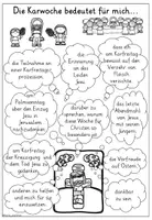 Vorschau - Arbeitsblätter - Was bedeutet die Karwoche? Passionszeit Kirchenjahr - Seite 3