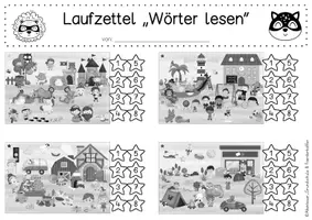 Vorschau - Fördermaterial/Inklusion - Buchstaben-Helden: Erste Wörter lesen an Wimmelbildern - Seite 2