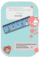 Vorschau - Unterrichtsreihen - Unterrichtsreihe "Länge" in Gebärdensprache - Deckblatt