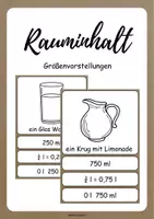 Vorschau - Poster - Rauminhalt Größenvorstellung - Deckblatt