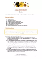 Aperçu - Jeux - Jeu de lecture - Fruits - Script - Page 1