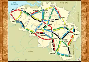 Aperçu - Jeux - A travers la Belgique... - Page de couverture
