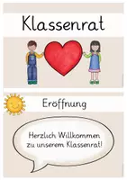 Vorschau - Arbeitsblätter - Klassenrat - Materialpaket (Klasse 1-6) - Seite 1