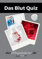 Vorschau - Arbeitsblätter - Arbeitsblatt "Das Blut und Blutgruppen Quiz" - Deckblatt